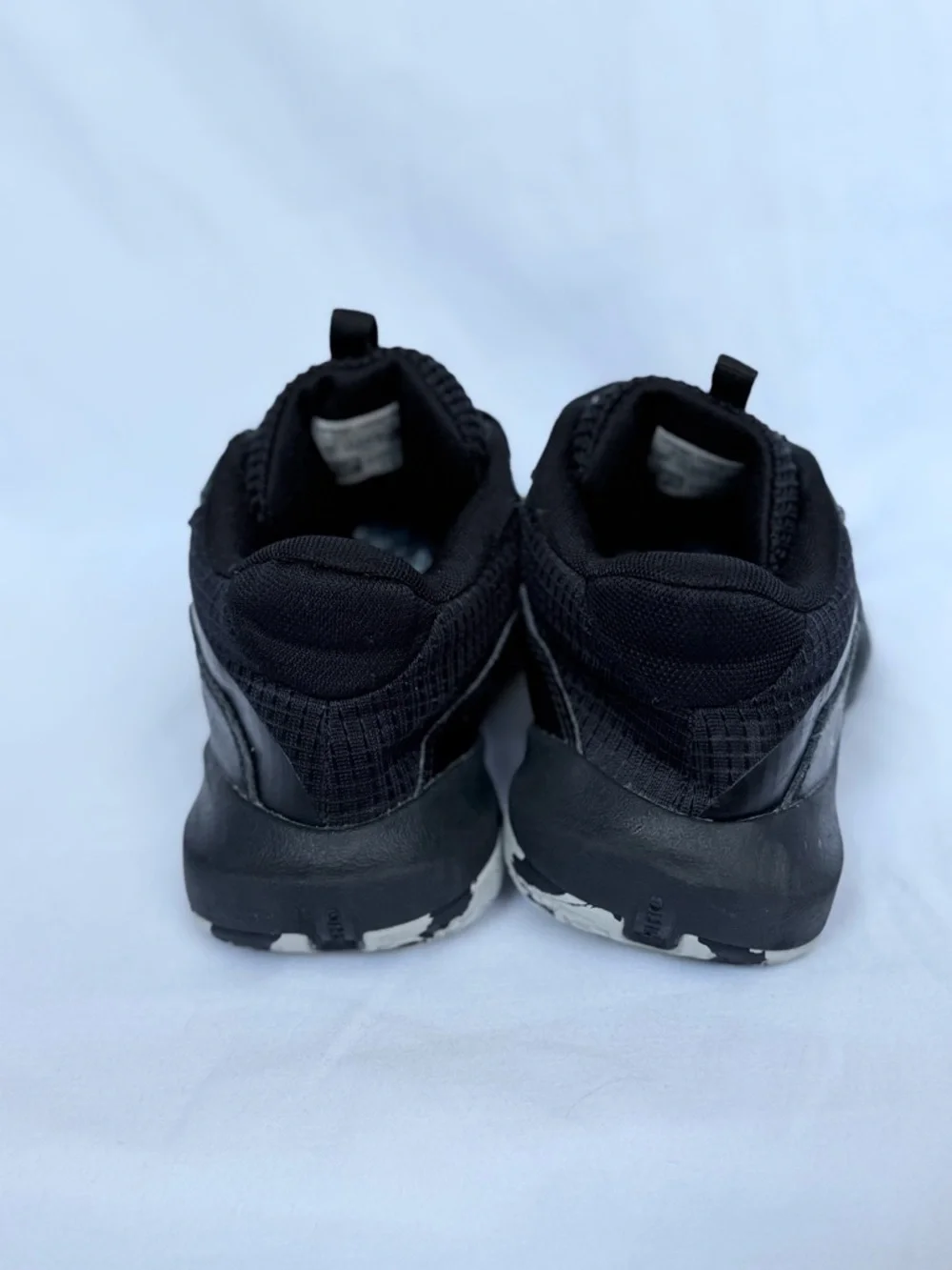 Under Armour Kids Black Sneakers with White Accent